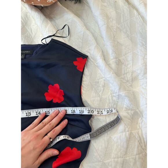 Banana Republic Floral Drape Back Dress - Picture 5 of 6